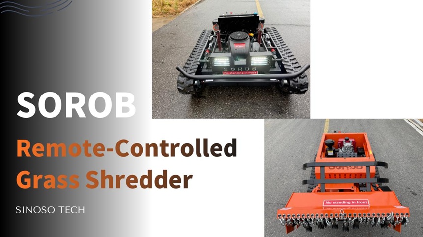 Remote-Controlled Grass Shredder