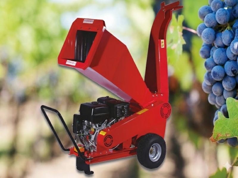SOROB GCS-100 professional Gasoline Chipper Shredder for landscaping waste